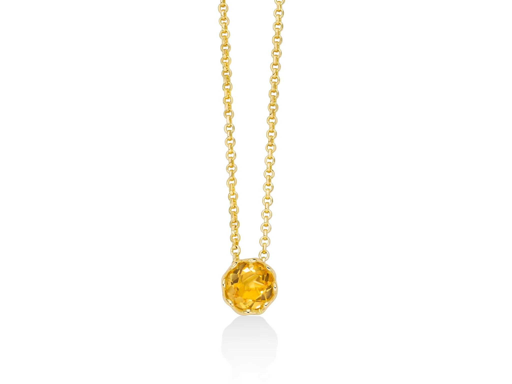 Collier Unica Colibrì con citrino piccolo